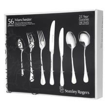56 Piece Manchester Stainless Steel Cutlery Set